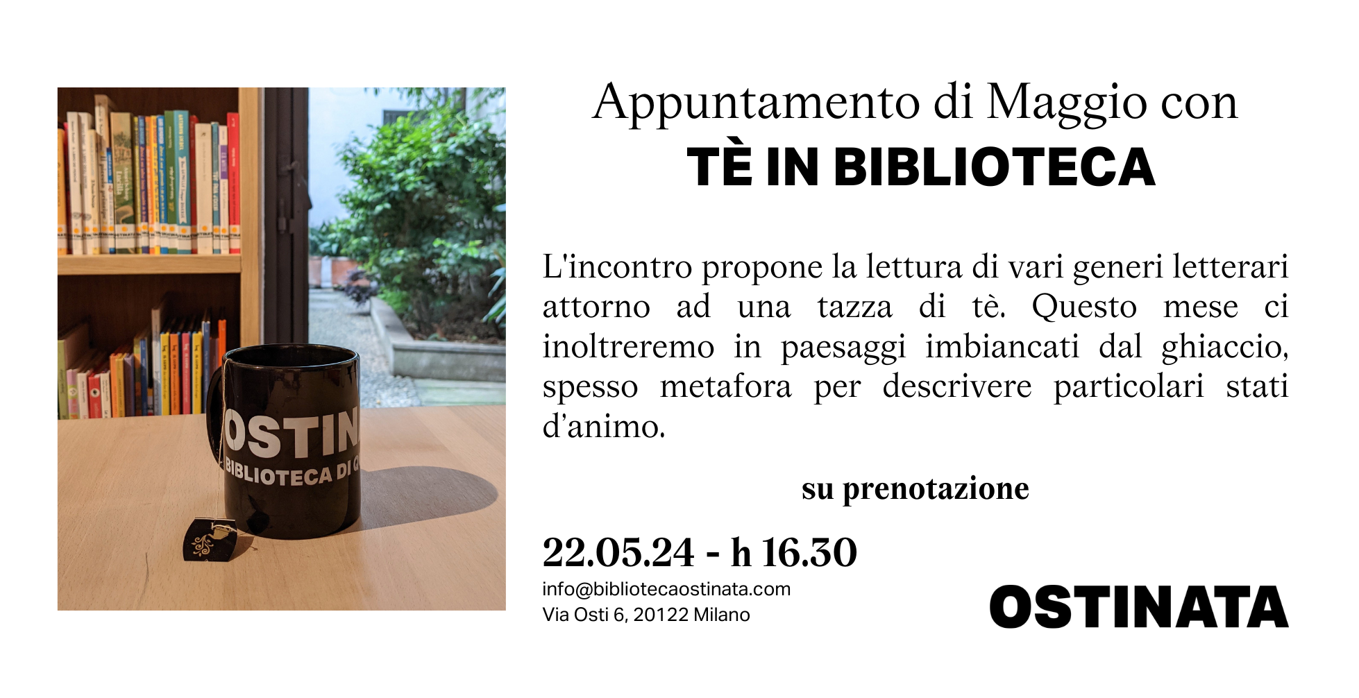 Tè in biblioteca
