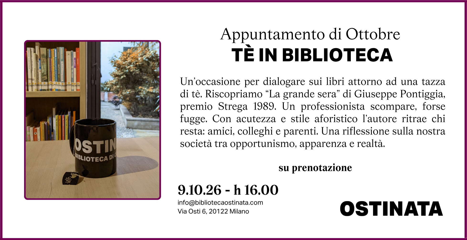 Tè in Biblioteca